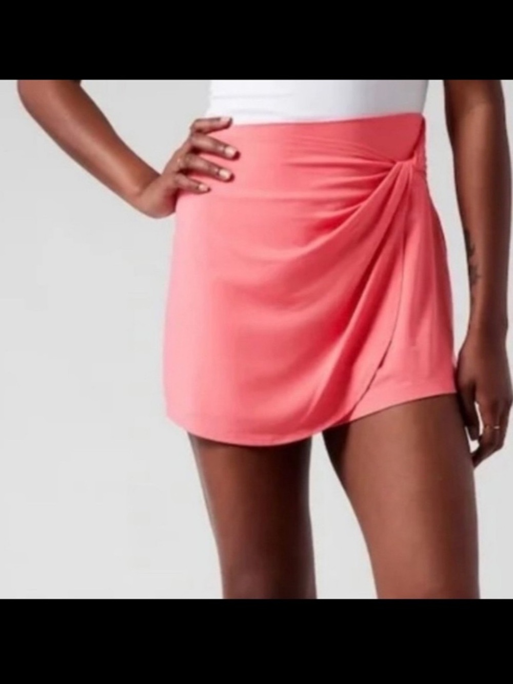 Athleta Women's Coral Twist-Detail Skirt